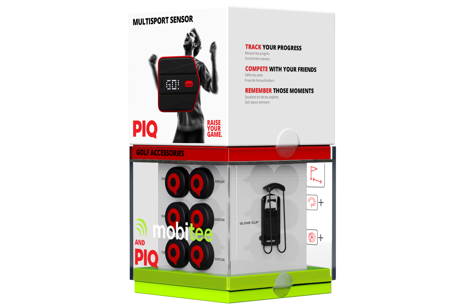 PIQ (with Mobitee Golf accessory)